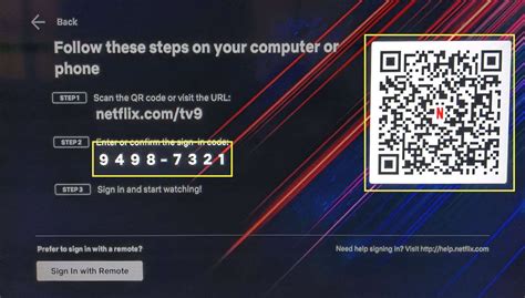 how to share netflix using qr code