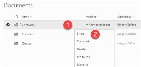 how to share only a specific folder in sharepoint
