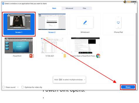 how to share powerpoint with notes on zoom