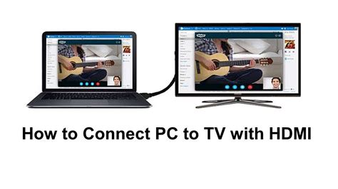 how to share screen from computer to tv with hdmi