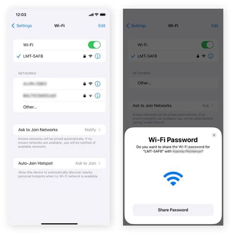 how to share wifi password from iphone to android 2024
