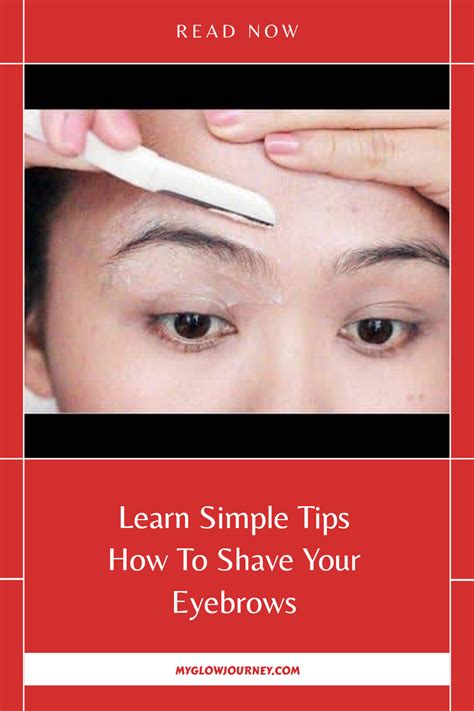 How To Shave Your Eyebrows