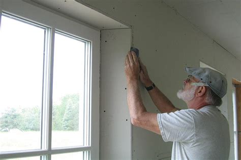 How To Sheetrock A Window