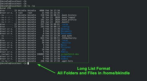 how to show all files in linux terminal