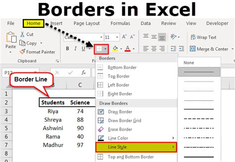 How To Show Borders In Excel
