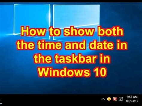 How To Show Both Date And Time In Taskbar