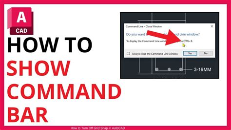 how to show command bar in autocad 2022