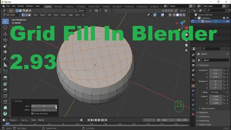 how to show grid in blender