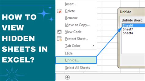 How To Show Hidden Sheets On Excel