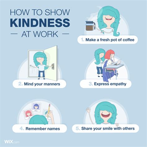 how to show kindness at work