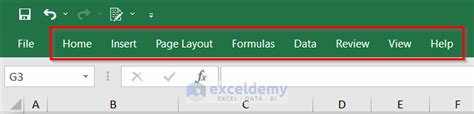 how to show menu in excel