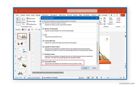 how to show presentation without notes