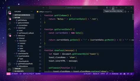 How To Show Sidebar In Vs Code