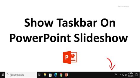 how to show taskbar in word