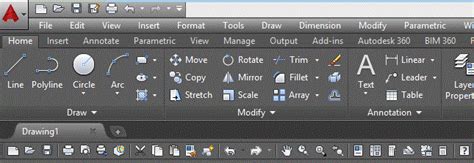 how to show toolbar in autocad