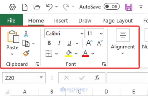 how to show toolbar in excel sheet