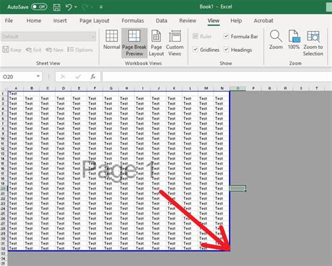how to show top row in excel when printing