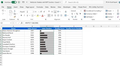 how to show upper bar in excel