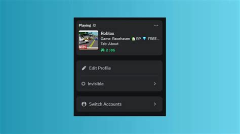 how to show your playing roblox on discord mobile
