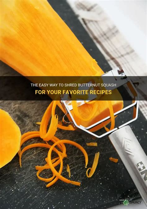 How To Shred Squash