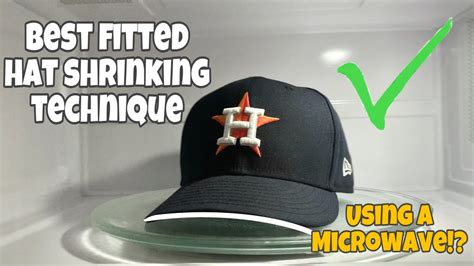 how to shrink a fitted hat in the microwave