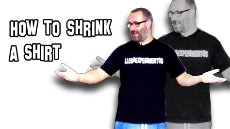 how to shrink my shirt down a size