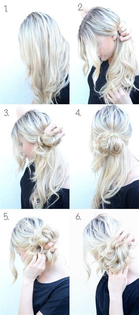 Unique How To Side Bun Updo For Short Hair