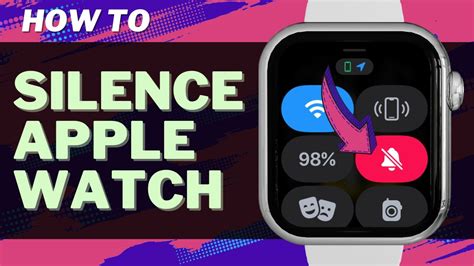 how to silence an apple watch