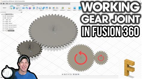 How To Simulate Gears In Fusion 360