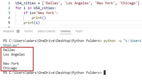 how to skip to next line in python