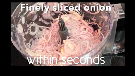 How To Slice An Onion In A Food Processor