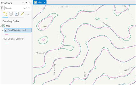 how to smooth contour lines in arcgis