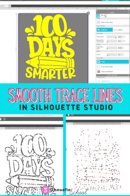 How To Smooth Lines In Silhouette