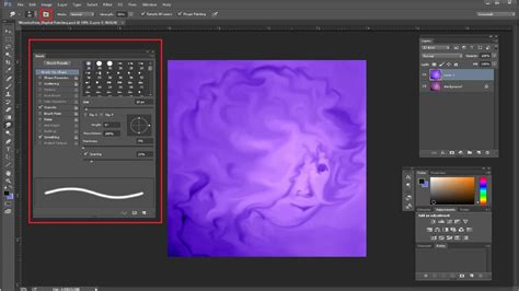 how to smudge an image in photoshop