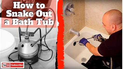 How To Snake A Bathtub Drain Without Overflow