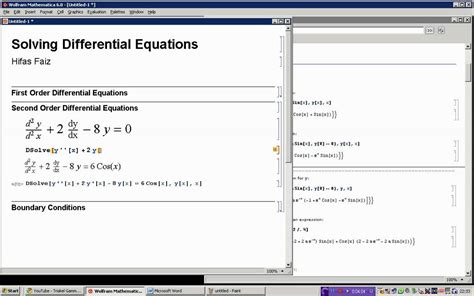 how to solve differential equation in mathematica