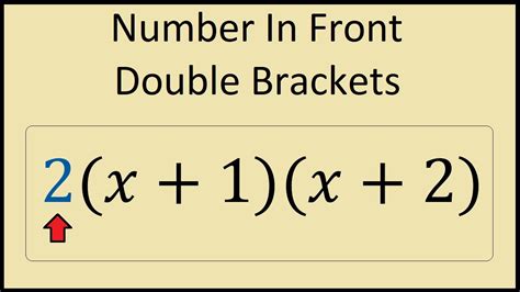 how to solve double brackets in math