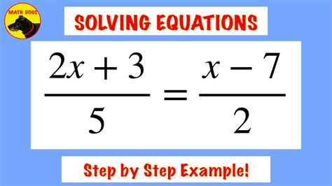 how to solve equation with fractions on both sides