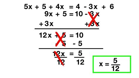 how to solve equations with variables on both sides with parentheses