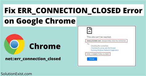 how to solve err_connection_closed
