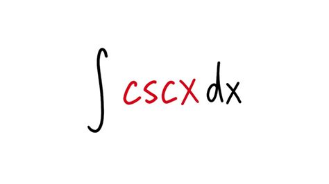 how to solve integral of csc