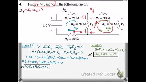 How To Solve Kirchhoff's Loop Rule