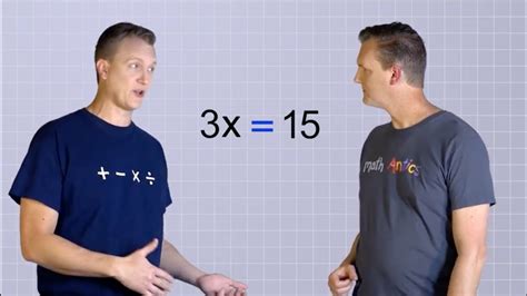 how to solve linear equations math antics