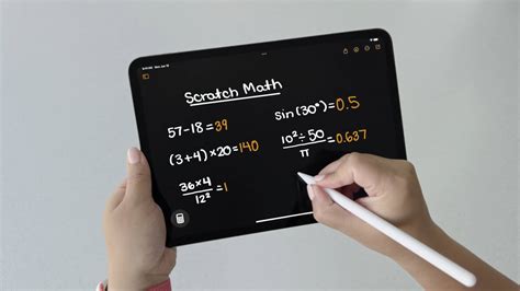 how to solve math problems on apple notes