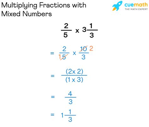 how to solve multiplying fractions and mixed numbers