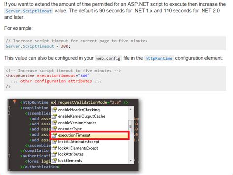 how to solve request timed out error in asp net