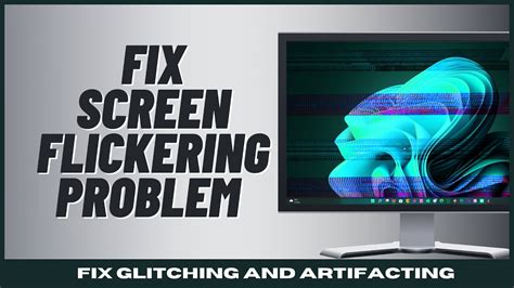 how to solve screen blinking problem