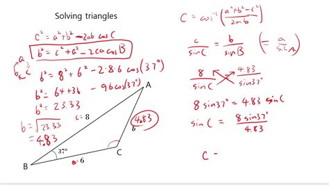how to solve triangle problems