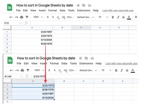 How To Sort A Google Sheets By Date