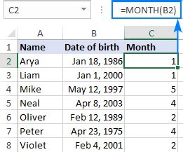how to sort dates by month and not year in excel